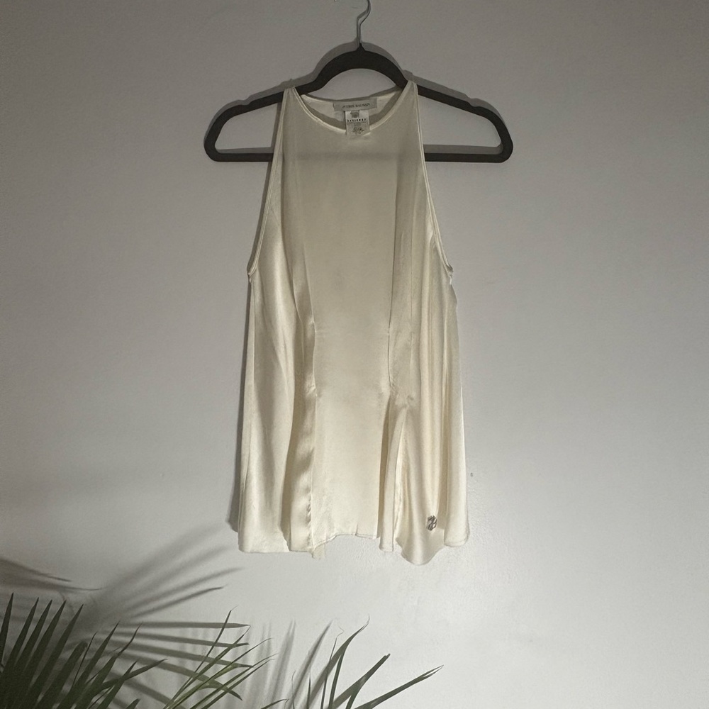 Pierre Balmain Ivory Tank Top